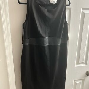 Kasper Black Sleeveless Mini Dress